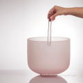 Lunar Pink Crystal Singing Bowl Advanced Pearlescent Color